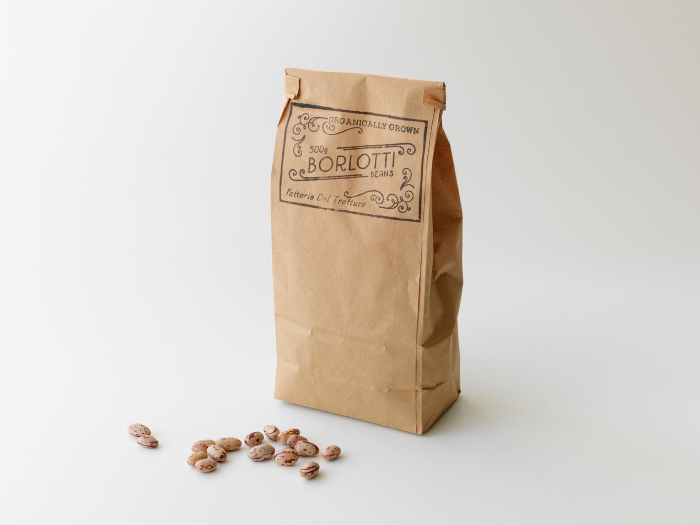 Organic Dried Borlotti Beans (500g)