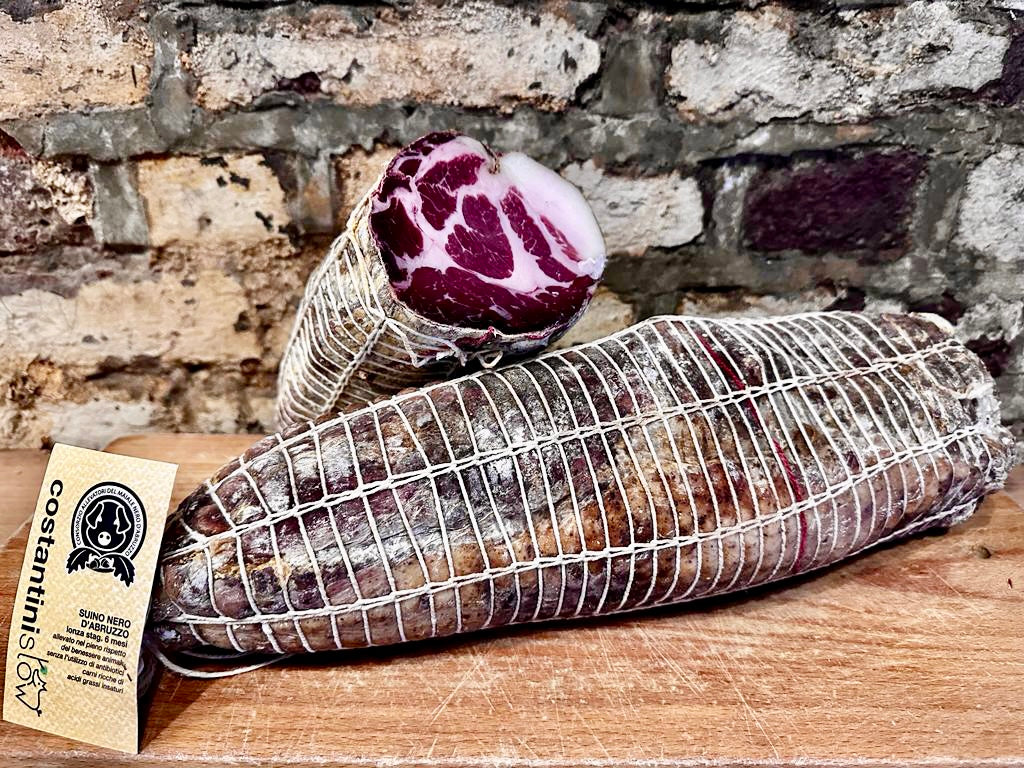 Coppa del Suino Nero. 100g Sliced