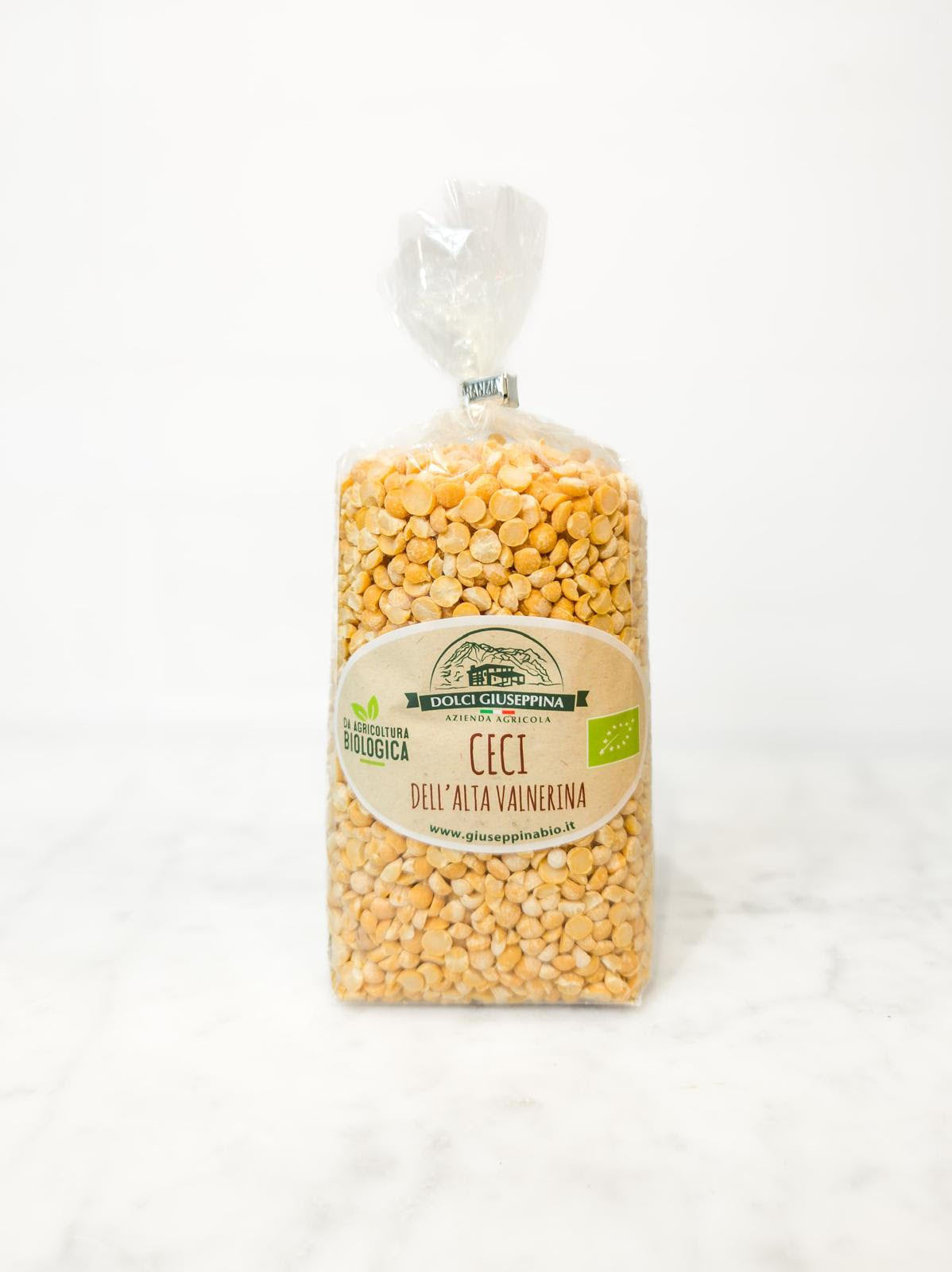 Organic Cracked, Peeled Chickpeas. 500g