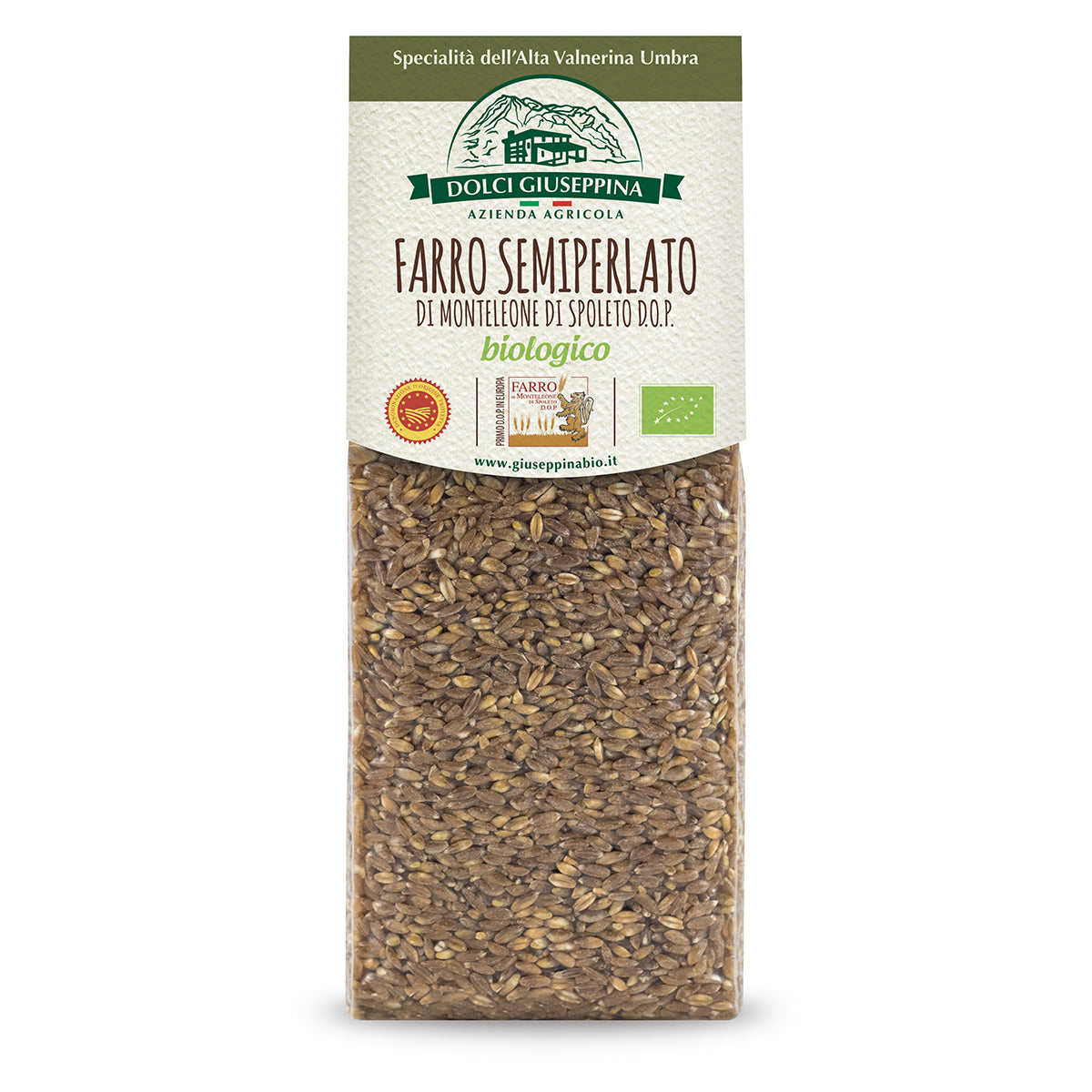 Organic Semi-Pearled Farro. 500g