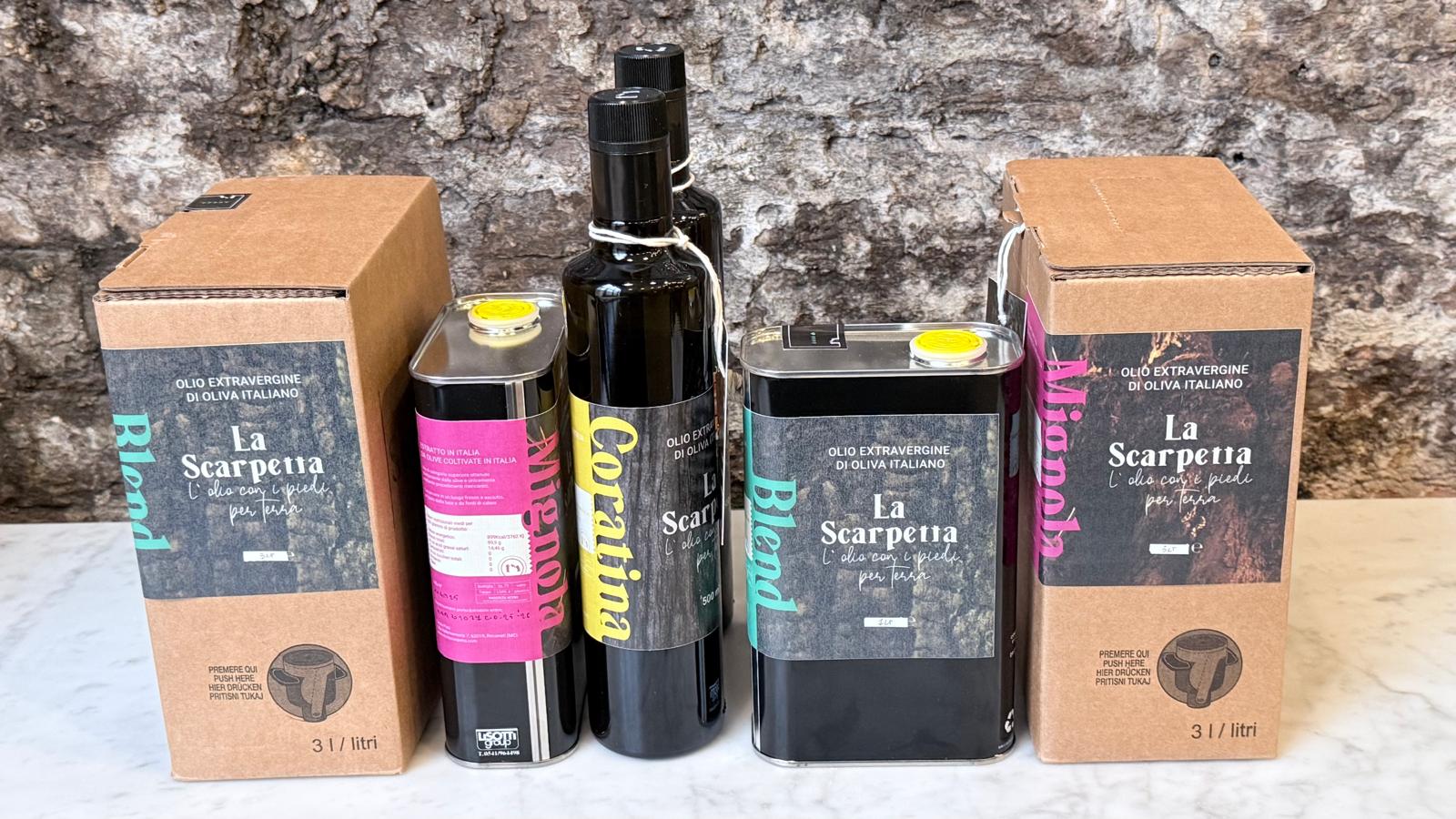 La Scarpetta Extra Virgin Olive Oil Coratina. 2025 Harvest