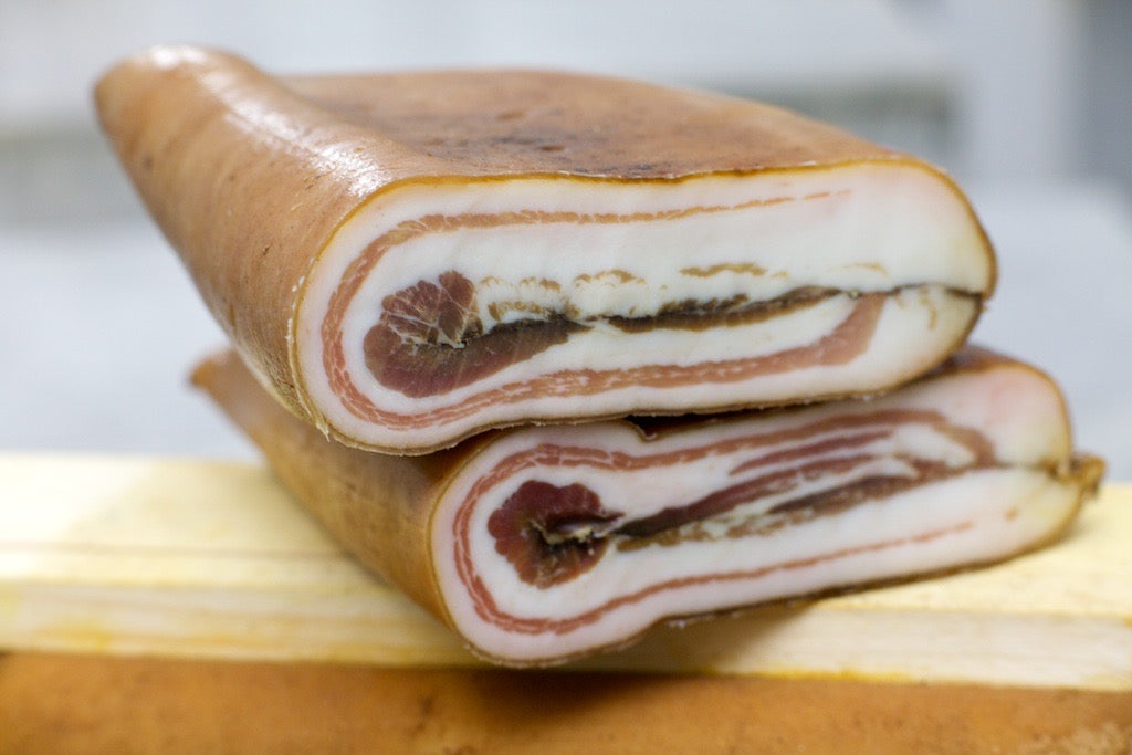 Pancetta Steccata. Minimum Weight 400g